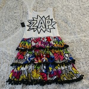 Girl size 5 Dress, Flowers by Zoe